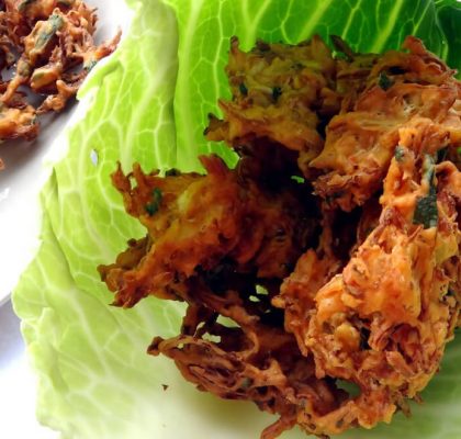cabbage pakora recipe by rasoi menu