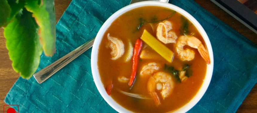 Hot and Sour Prawn Soup Recipe