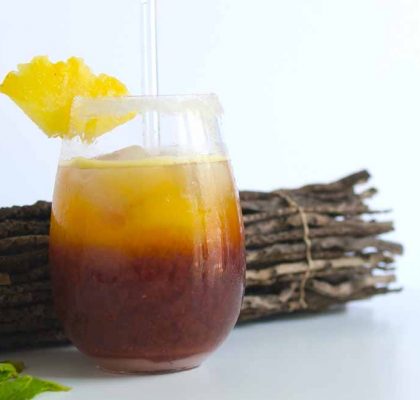 Mango ginger Iced Tea recipe by rasoi menu