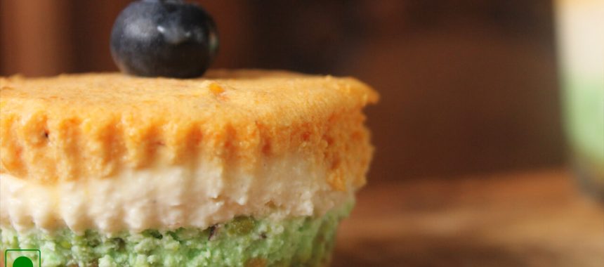 Tricolor Cheesecake Recipe
