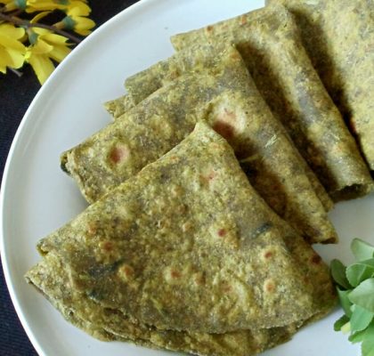 Hariyali Roti Recipe by Rasoi Menu