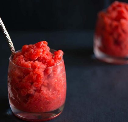 Strawberry Granita Recipe by Rasoi Menu