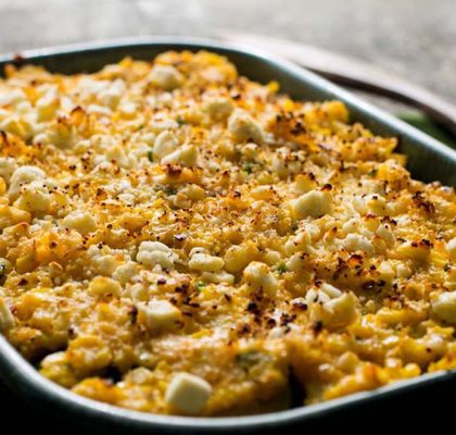 sweet corn and potato gratin recipe by rasoi menu