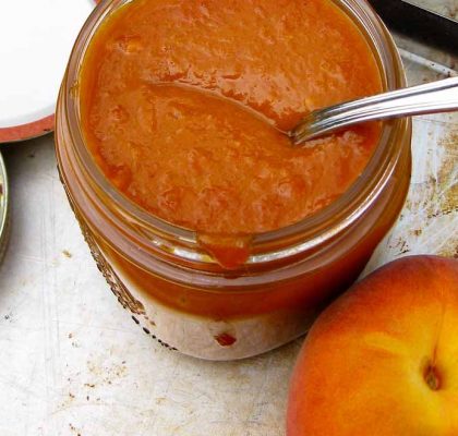 fresh peaches in sauce recipe by rasoi menu