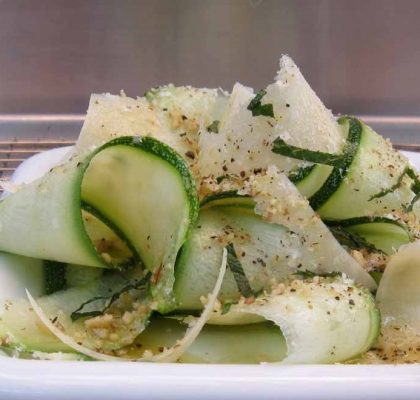 steamed zucchini salad recipe by rasoi menu