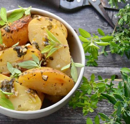 Baked Potatoes with Oregano Recipe