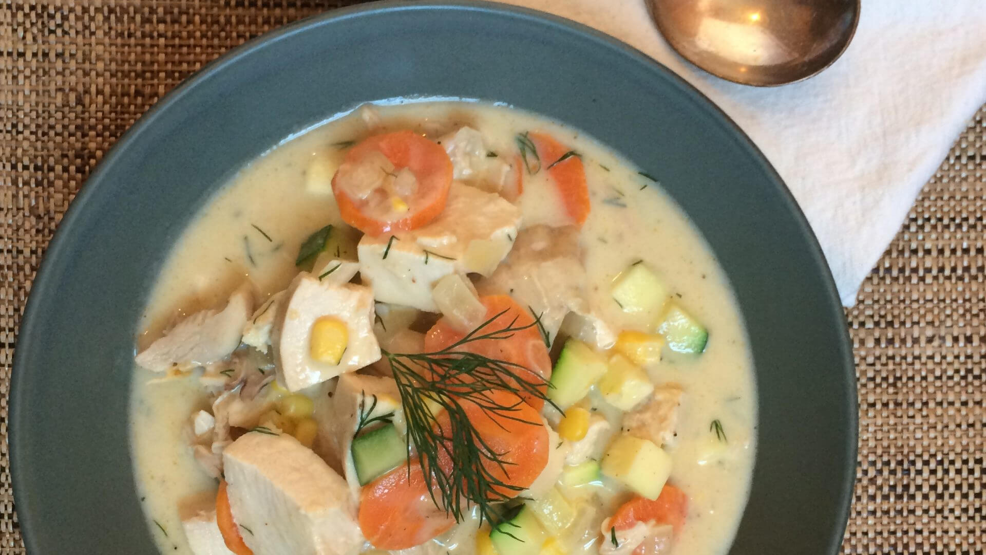Summer Chicken Soup Recipe | Summer Chicken and Vegetable Soup