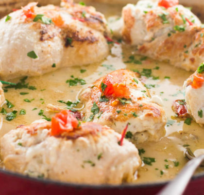 Chicken Breast with Chives Recipe